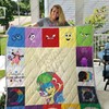 Inside Out Vintage Quilt Blanket Bed Set Cute for Kids