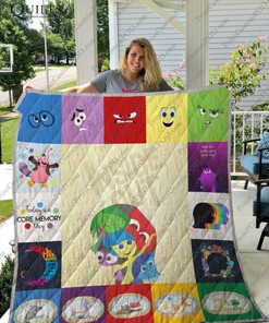 Inside Out Vintage Quilt Blanket Bed Set Cute for Kids