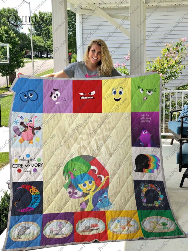 Inside Out Vintage Quilt Blanket Bed Set Cute for Kids