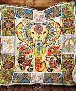 Insightful Minds See Beyond Boho Quilt Blanket