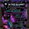 Inspirational Butterfly Themed Blanket from Mom to Daughter - Quilt Bedding Set Perfect for Gifting