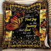 Inspirational Butterfly Themed Quilt Blanket Baby or Kids Bed Set Perfect for Gifting