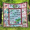 Inspirational Flying Quotes Quilt Blanket - Stay motivated with this inspirational quilt blanket