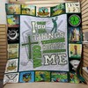 Inspirational Golf Motivation Quilt Blanket