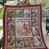 Inspirational I'm Not A Widow I'm A Wife To A Husband With Wings Quilt Bedding Set