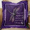 Inspirational Quotes Dragonfly Bedding Set