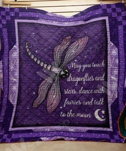 Inspirational Quotes Dragonfly Bedding Set