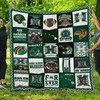 Inspirational Rainbow Ncaa Hawaii Rainbow Warriors Quilt Bedding Set with Loved Quilt Blanket