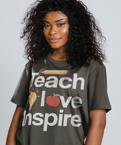 Inspirational Teacher Unisex Shirt | Teaching Is a Work of Heart Tee | Elementary School Teacher Gift
