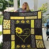 Inspiring Sunflower Quilt Blanket To Strengthen Relationship With Jesus Christ