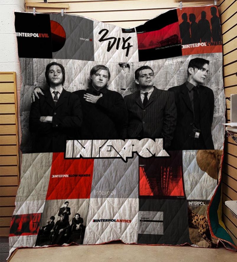 Interpol Albums Vintage Quilt Blanket for Fans