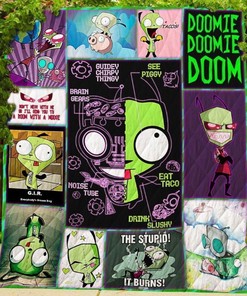 Invader Zim Quilt Blanket N1806 for Kids