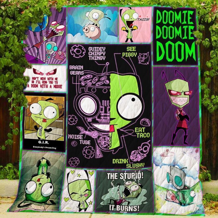 Invader Zim Quilt Blanket N1806 for Kids