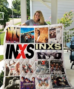 Inxs Collected Quilt Blanket with Musician Theme