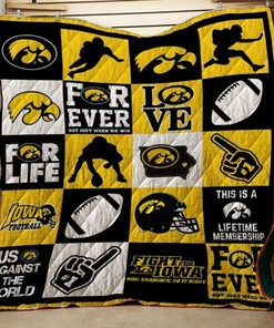 Iowa Hawkeyes Collected Ncaa - Quilt Bedding Set