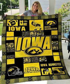 Iowa Hawkeyes Collection - Ncaa Iowa Hawkeyes Quilt Bedding Set