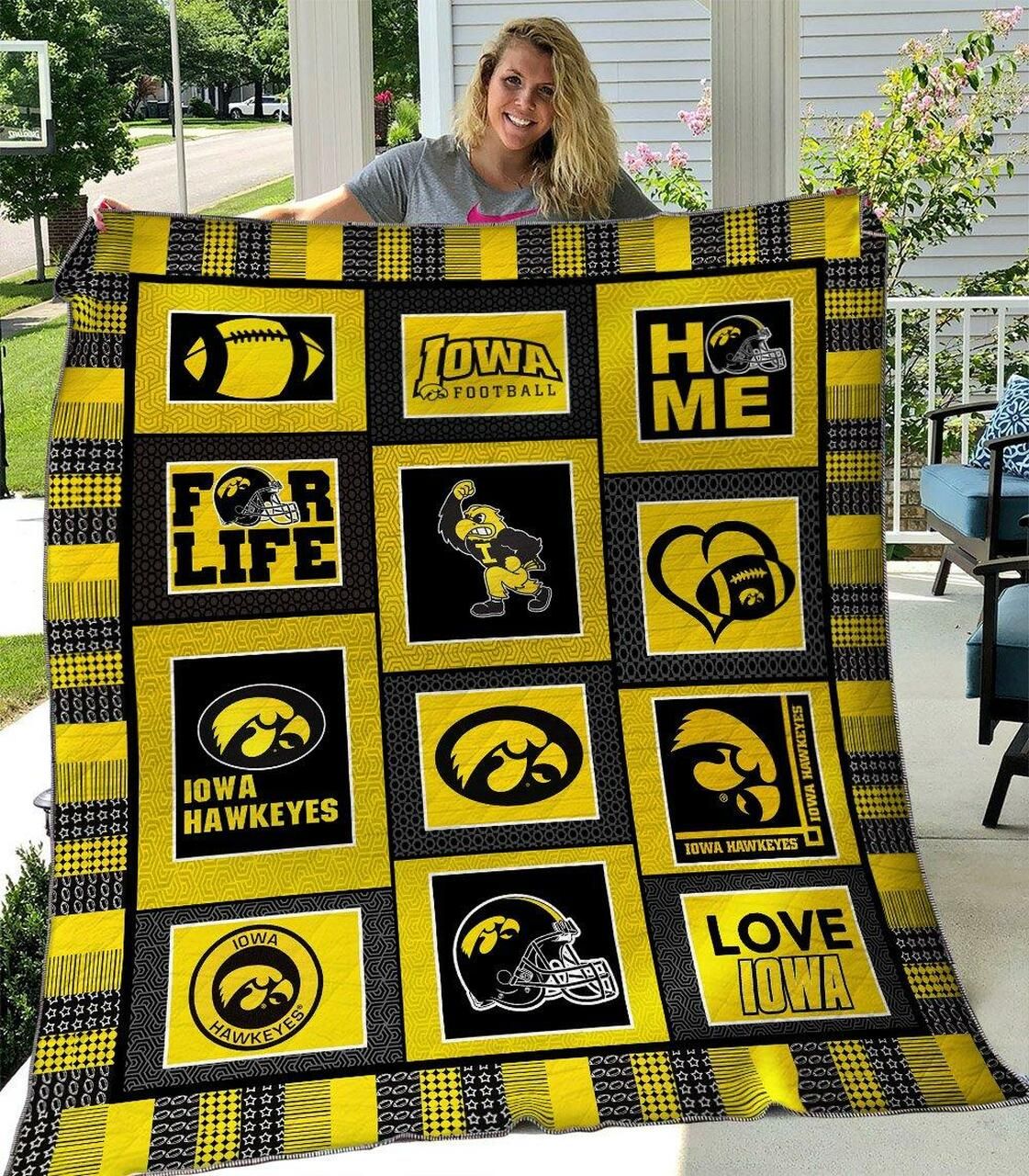 Iowa Hawkeyes Ncaa - Quilt Blanket