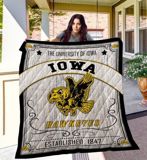 Iowa Hawkeyes Quilt Bedding Set - EST 1847