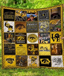 Iowa Hawkeyes Quilt Bedding Set - LC4