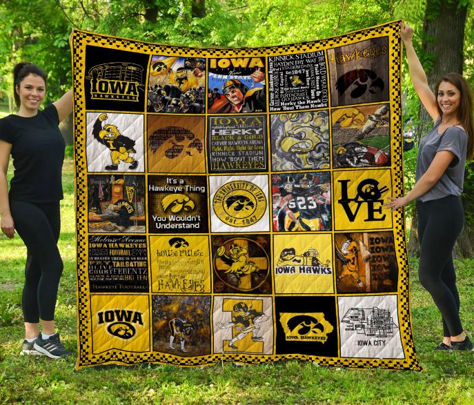 Iowa Hawkeyes Quilt Bedding Set - LC4
