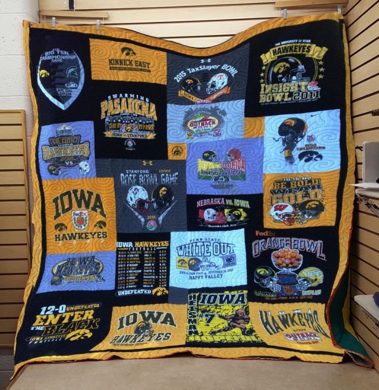 Iowa Hawkeyes - Quilt Bedding Set for Fans