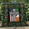 Irish TL300521 Quilt Blanket with Vintage Quilt Bedding Set