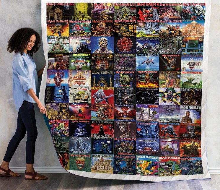 Iron Maiden Album Cover Heavy Metal Quilt Bedding Set