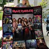 Iron Maiden All Season Quilt Blanket with Vintage Style
