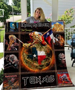 Iron Maiden Quilt Bedding Set LC5 with Heavy Metal Artwork