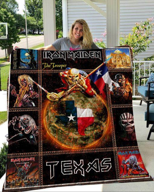 Iron Maiden Quilt Bedding Set LC5 with Heavy Metal Artwork