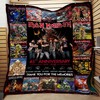 Iron Maiden Signatures Quilt Bedding Set for Rock Fans