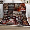 Ironworkers Psl555 Sofa Bed Set Quilt Blanket - Ideal For Tradespeople