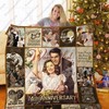 It's A Wonderful Life 74th Anniversary Quotes Collection Quilt Blanket Classic Movie Bedding Set