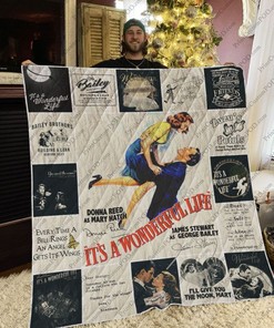 It's A Wonderful Life Collection Quilt Blanket - Best Gift for Fans of the Movie