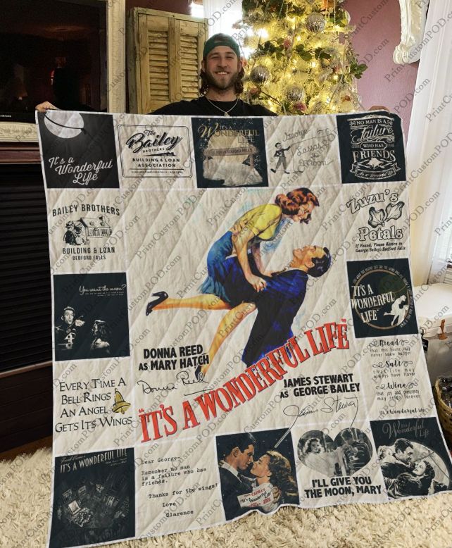 It's A Wonderful Life Collection Quilt Blanket - Best Gift for Fans of the Movie