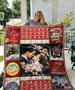 It's A Wonderful Life Quilt Bedding Set for Christmas Celebrations