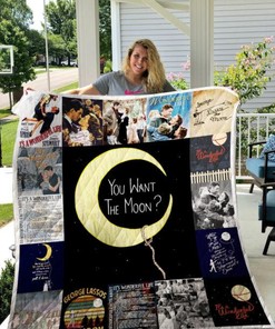It's A Wonderful Life Quilt Blanket - You Want The Moon Bedding