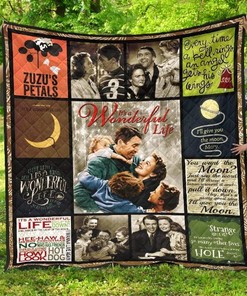 Its A Wonderful Life Vintage Movies Quilt Bedding Set