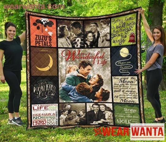 It's A Wonderful Life Vintage Movies Quilt Bedding Set - Celebrating Classic Cinema