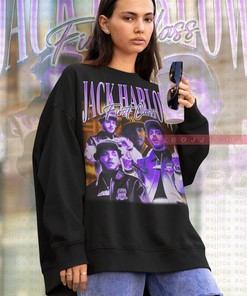 JACK HARLOW Industry Baby Sweater | Metallic Homage Hangout Sweatshirt | Rapper Hip Hop Doobie Style 90s Shirt