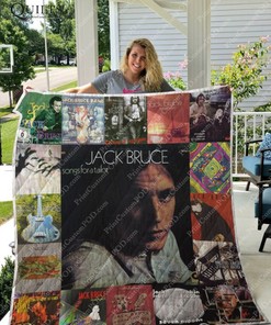 Jack Bruce Albums Collection Quilt Bedding Set for Bass Guitar Lovers