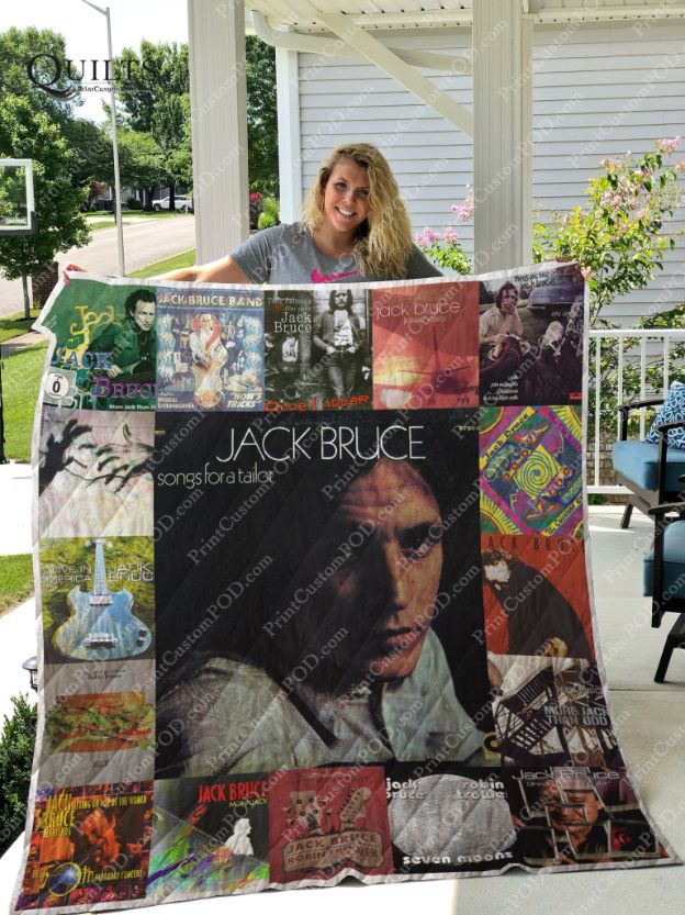 Jack Bruce Albums Collection Quilt Bedding Set for Bass Guitar Lovers