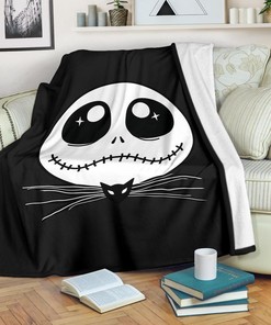 Jack Skellington Fleece Blanket Gift Set for Fans