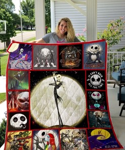 Jack Skellington It Can't Rain All the Time Quilt Bedding Set - Perfect for Nightmare Before Christmas Fans