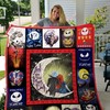 Jack Skellington Love Collection Nightmare Before Christmas Inspired Quilt Bedding Set