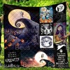 Jack Skellington Love Sally The Nightmare Before Christmas Quilt Blanket - Soft and Cozy Blanket for Movie Fans