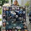 Jack Skellington Nightmare Before Christmas Halloween Decor Quilt Blanket
