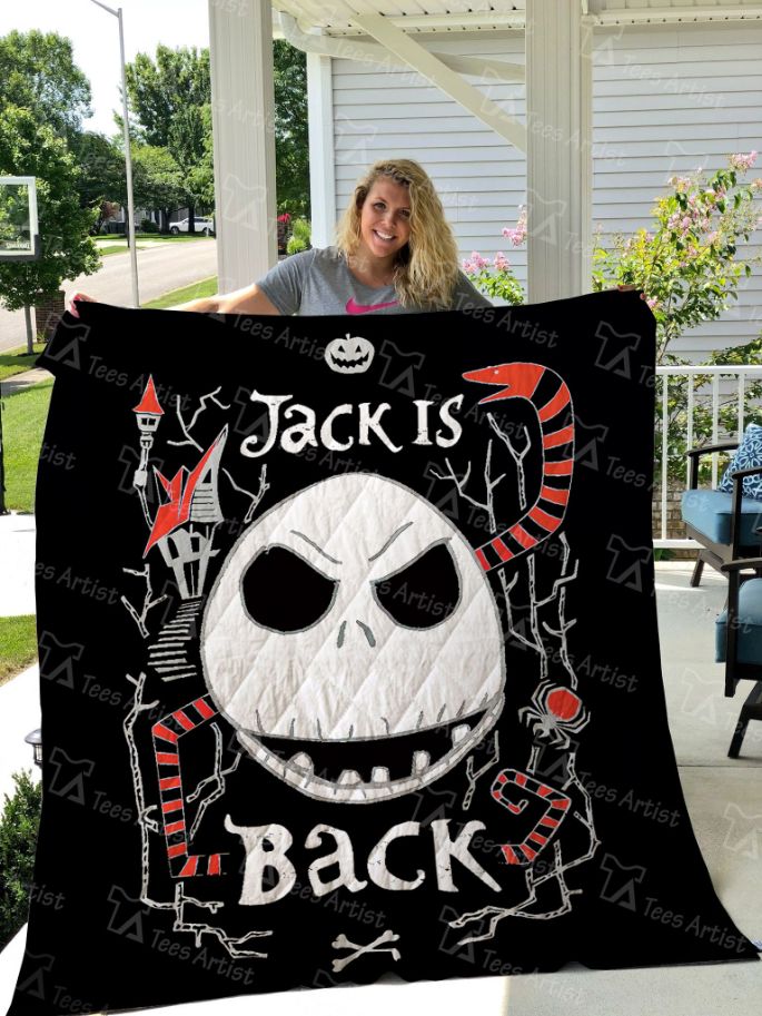 Jack is Back Jack Skellington Collection Collected Quilt Blanket for A Nightmare Before Christmas Fans
