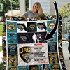 Jacksonville Jaguars Personalized Name Sport Quilt Blanket ideal for Boys Quilt Bedding Set