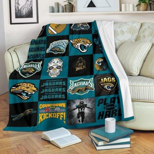 Jacksonville Jaguars Premium Quilt Bedding Set for Football Fans